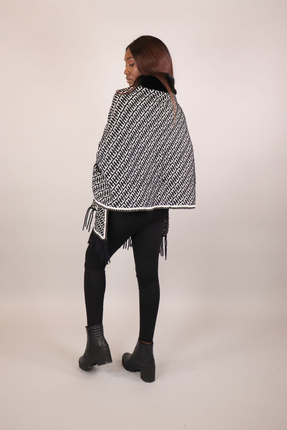 Poncho Voile Fashion