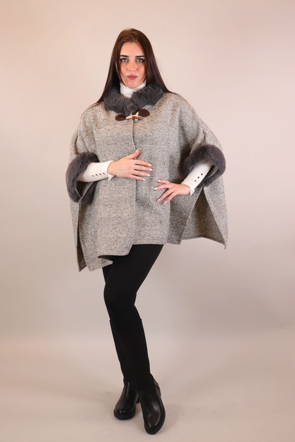 Poncho Voile Fashion