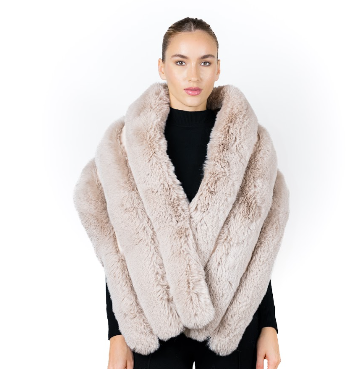 Soft Fur Shoulder Scarf