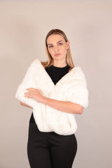 Soft Fur Shoulder Scarf Voile Fashion