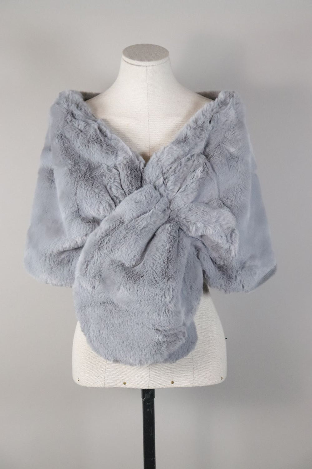 Soft Fur Shoulder Scarf Voile Fashion