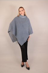 Soft Fur Woolen Poncho Voile Fashion