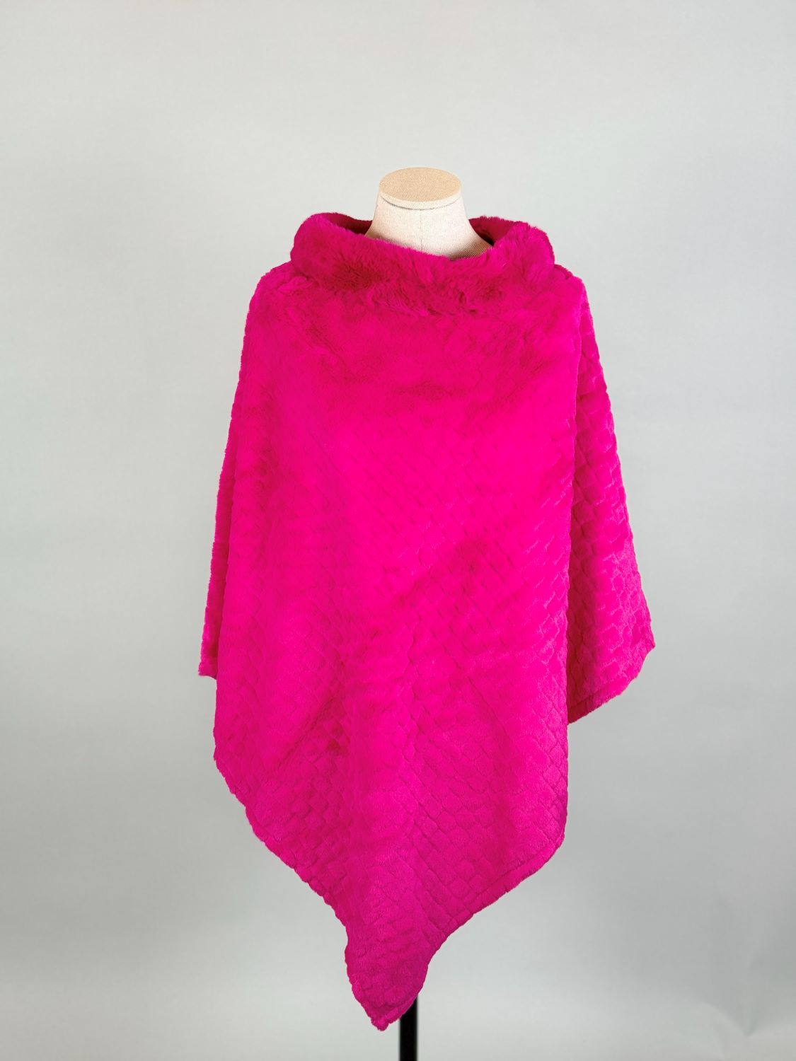 Soft Fur Woolen Poncho Voile Fashion