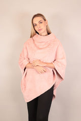 Soft Fur Woolen Poncho Voile Fashion