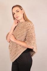 Soft Fur Woolen Poncho Voile Fashion